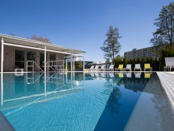 Waldsee Therme Sauna auch im Sommer